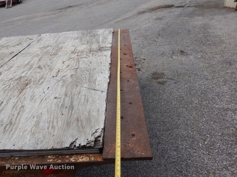 image for item GC9268 1990 shop built tilt deck equipment trailer