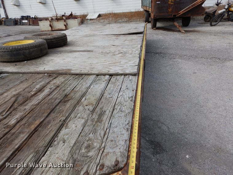 image for item GC9268 1990 shop built tilt deck equipment trailer