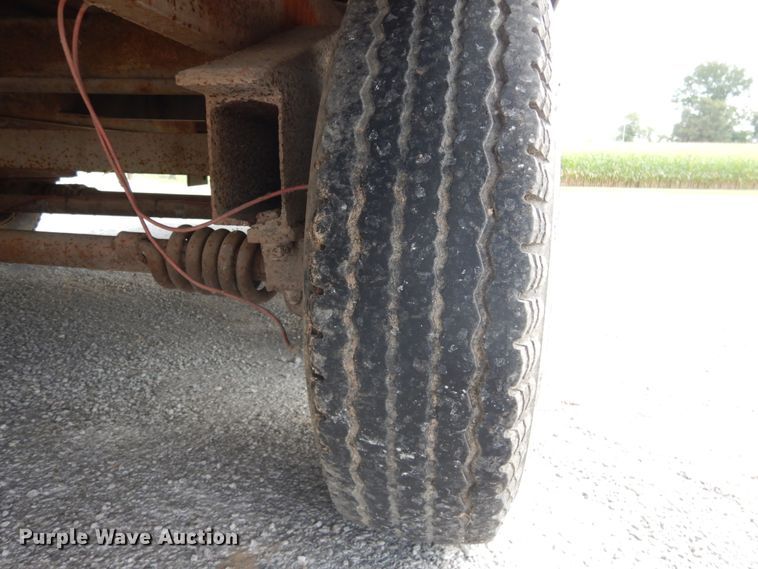 image for item GC9268 1990 shop built tilt deck equipment trailer