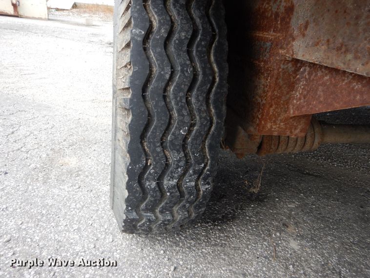 image for item GC9268 1990 shop built tilt deck equipment trailer