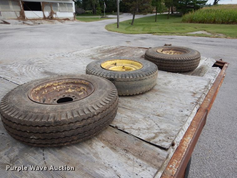 image for item GC9268 1990 shop built tilt deck equipment trailer