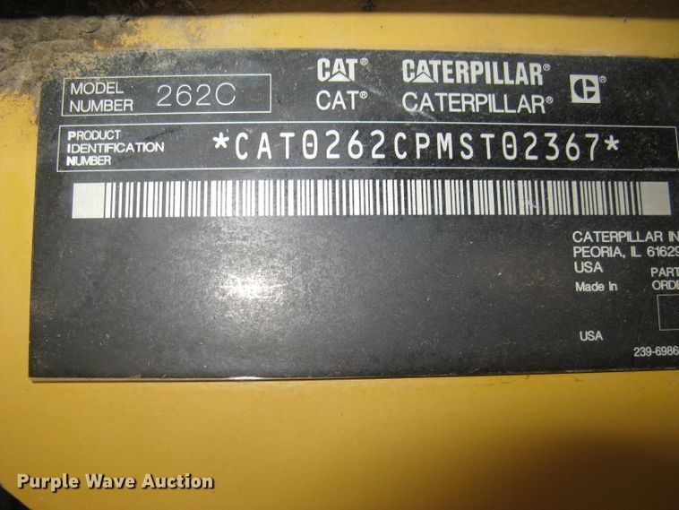 image for item DC1412 2008 Caterpillar 262C skid steer