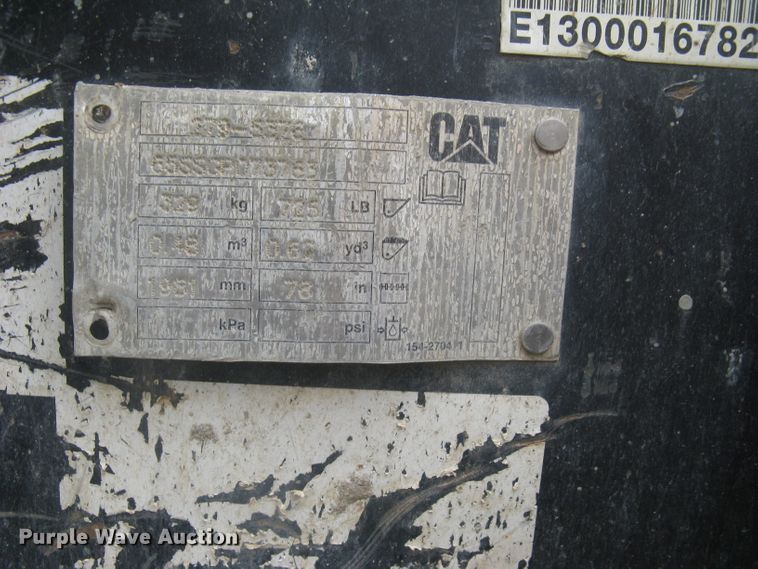 image for item DC1412 2008 Caterpillar 262C skid steer