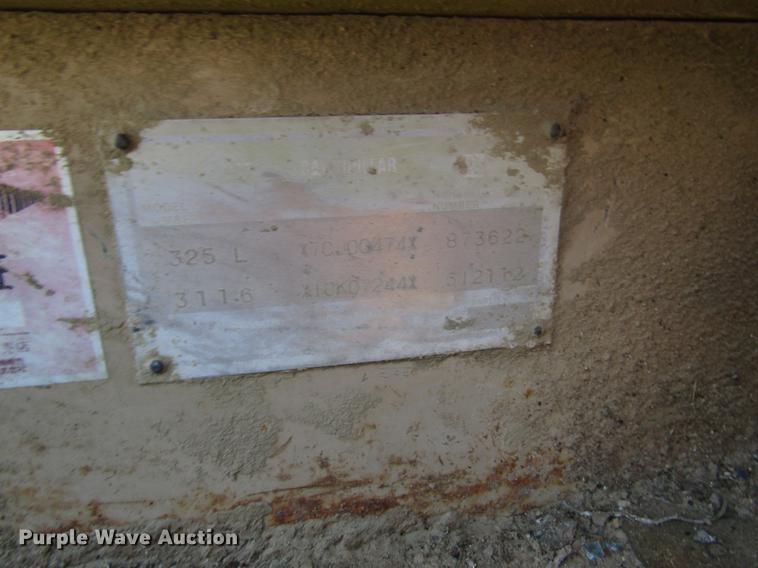 image for item DD3005 1993 Caterpillar 325L excavator