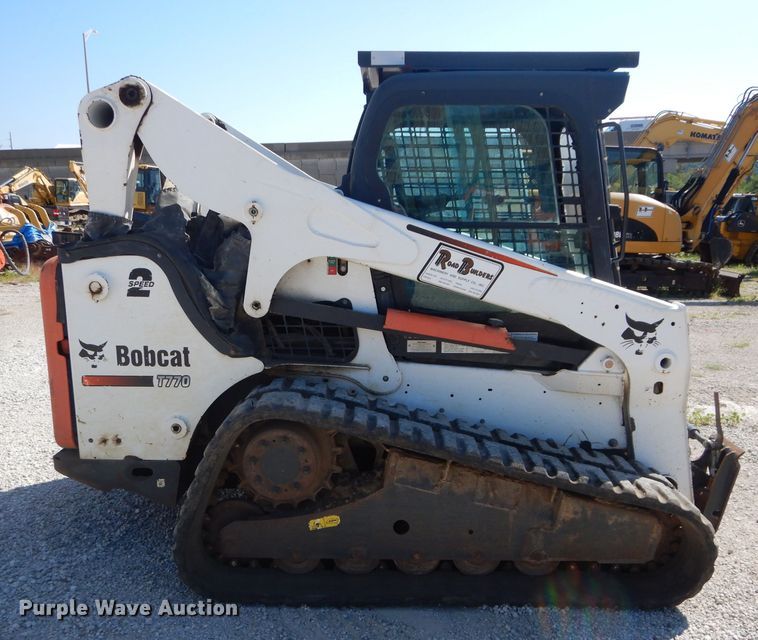 image for item DD6314 2012 Bobcat T770 skid steer