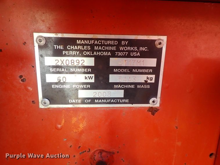 image for item DE1028 2003 Ditch Witch JT1720 directional boring unit