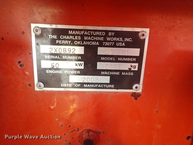 image for item DE1028 2003 Ditch Witch JT1720 directional boring unit