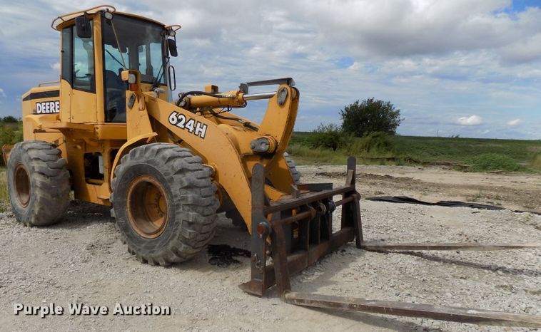 image for item DG2434 John Deere 624H wheel loader