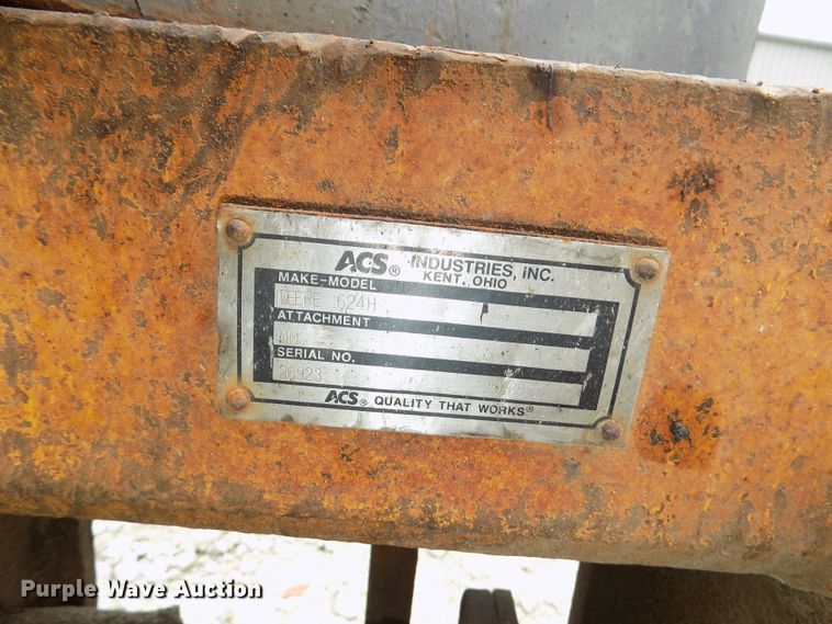 image for item DG2434 John Deere 624H wheel loader