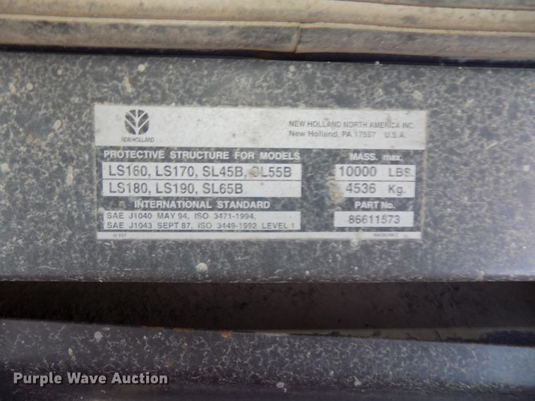 image for item DG2441 New Holland LS170 skid steer