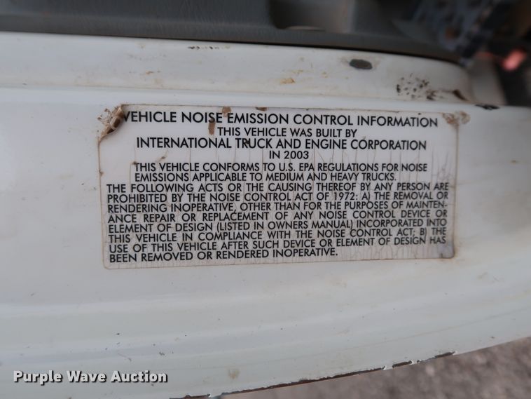 image for item DG4108 2004 International 4300 Crew Cab flatbed truck