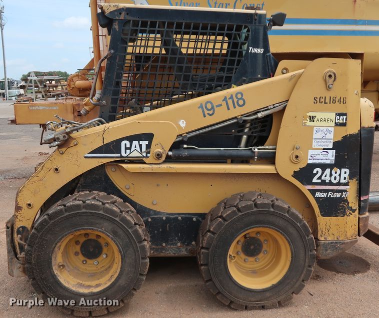 image for item DG4113 2007 Caterpillar 248B skid steer