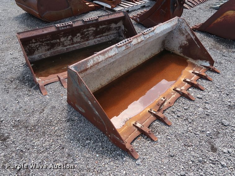 image for item DG4114 (2) skid steer buckets