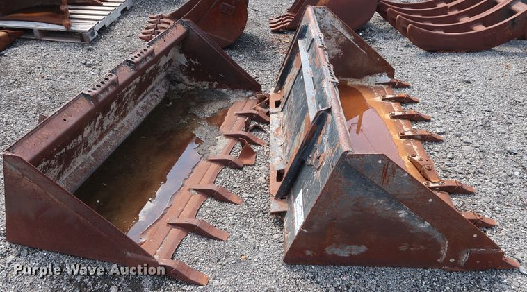 image for item DG4114 (2) skid steer buckets