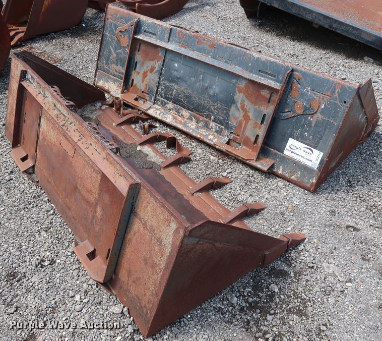 image for item DG4114 (2) skid steer buckets