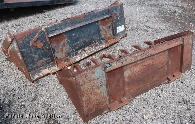 image for item DG4114 (2) skid steer buckets