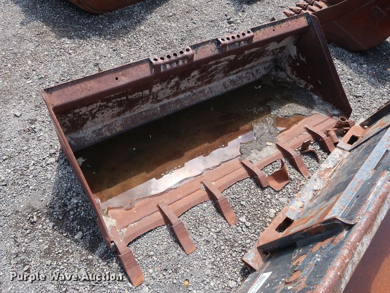 image for item DG4114 (2) skid steer buckets