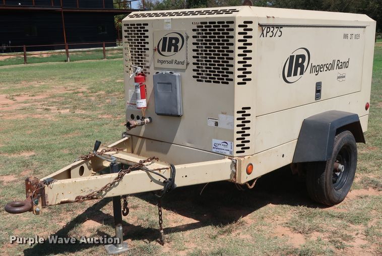 image for item DG4179 2011 Ingersoll Rand XP375WJD air compressor