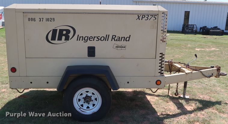 image for item DG4179 2011 Ingersoll Rand XP375WJD air compressor