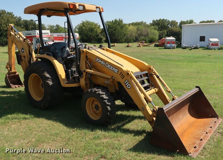 image for item DG4181 2008 John Deere 110 backhoe