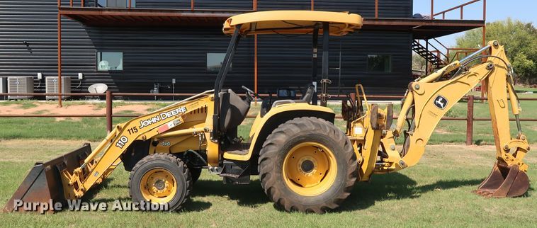 image for item DG4181 2008 John Deere 110 backhoe