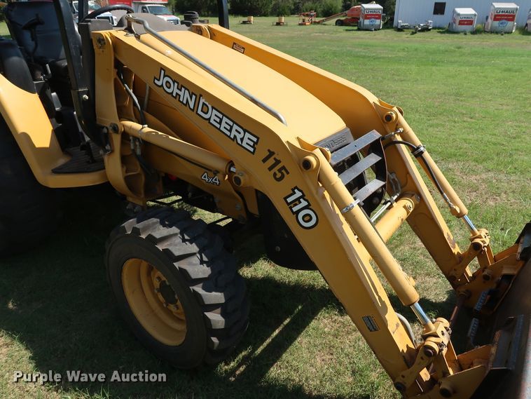 image for item DG4181 2008 John Deere 110 backhoe