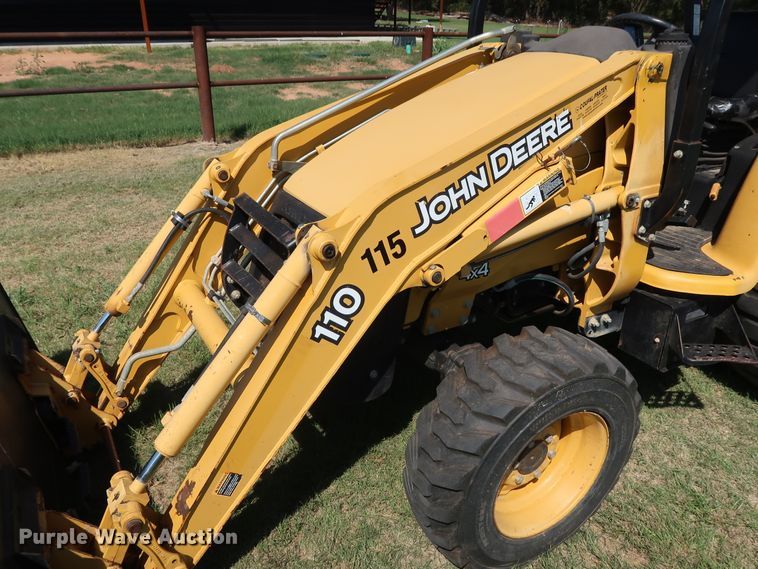 image for item DG4181 2008 John Deere 110 backhoe