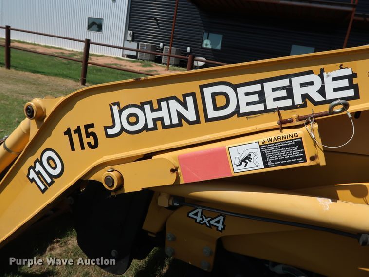 image for item DG4181 2008 John Deere 110 backhoe