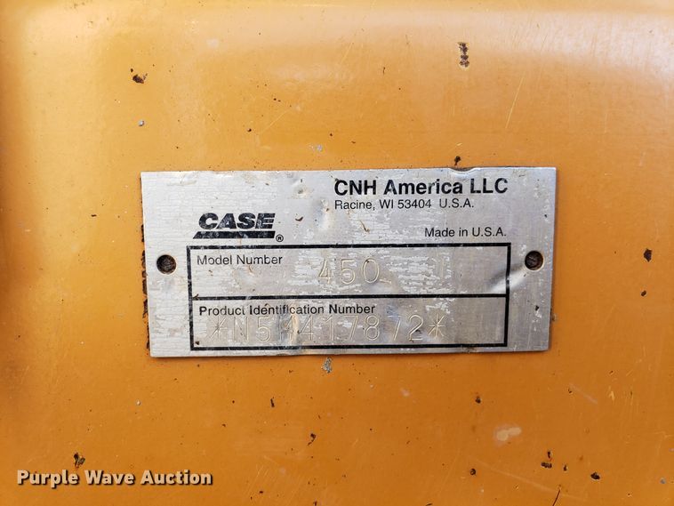 image for item DG7524 2006 Case 450 skid steer