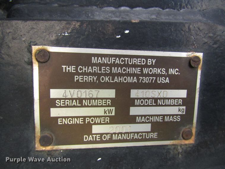 image for item DG8128 2001 Ditch Witch 410SX cable plow