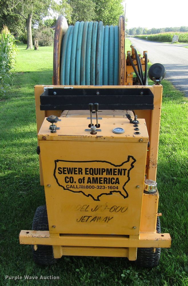 image for item DG8156 2000 Sewer Equipment Company of America JAJ600 sewer easement machine