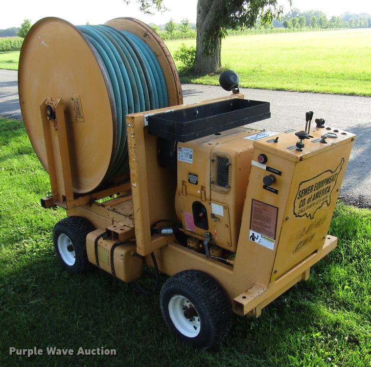 image for item DG8156 2000 Sewer Equipment Company of America JAJ600 sewer easement machine