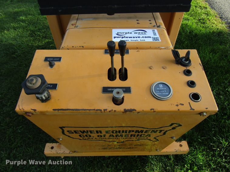 image for item DG8156 2000 Sewer Equipment Company of America JAJ600 sewer easement machine