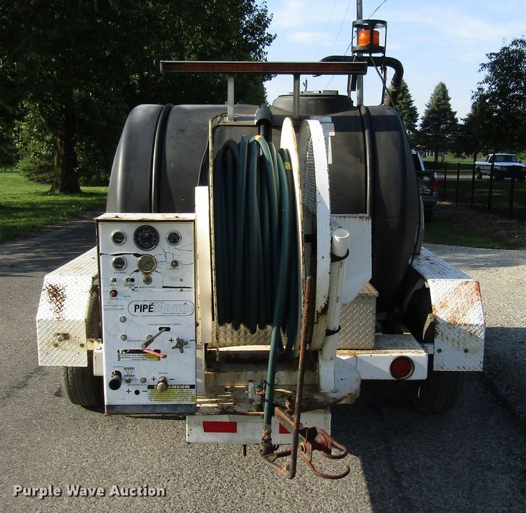 image for item DG8157 2006 Pipe Hunter 7834 sewer jetter trailer
