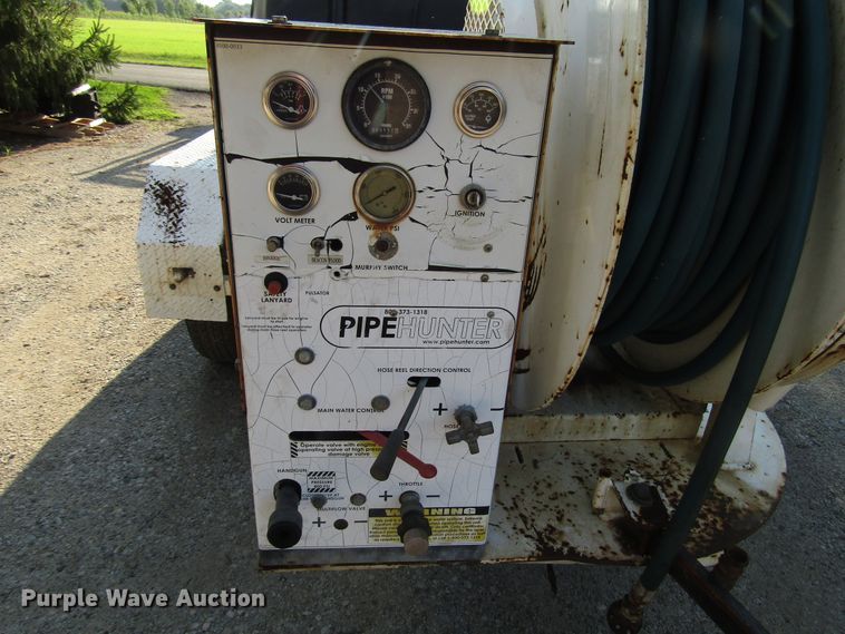 image for item DG8157 2006 Pipe Hunter 7834 sewer jetter trailer