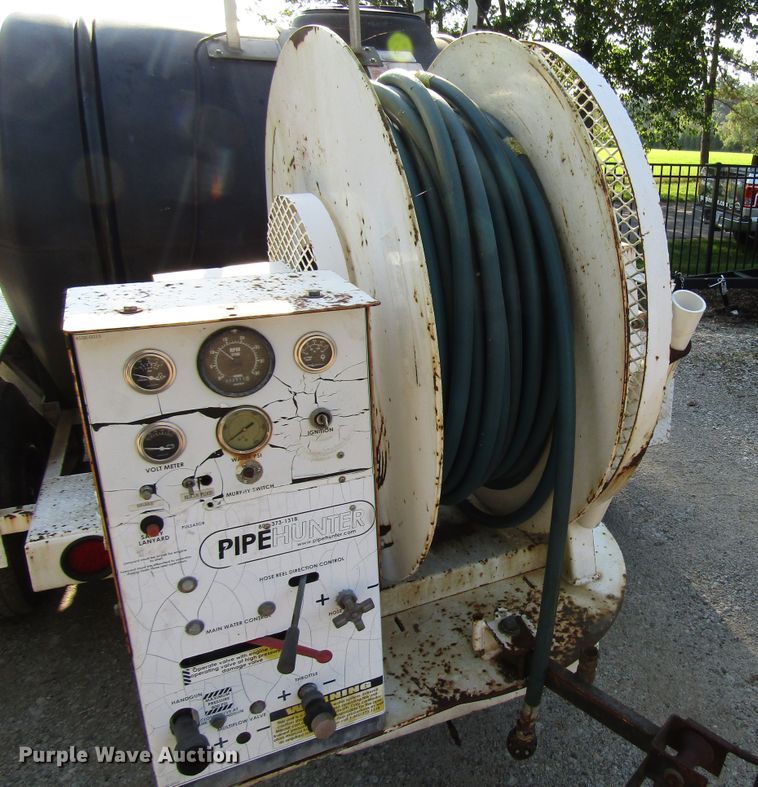 image for item DG8157 2006 Pipe Hunter 7834 sewer jetter trailer