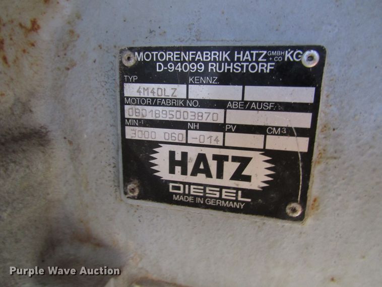 image for item DG8158 1996 Shamrock SPT500DA sewer jetter