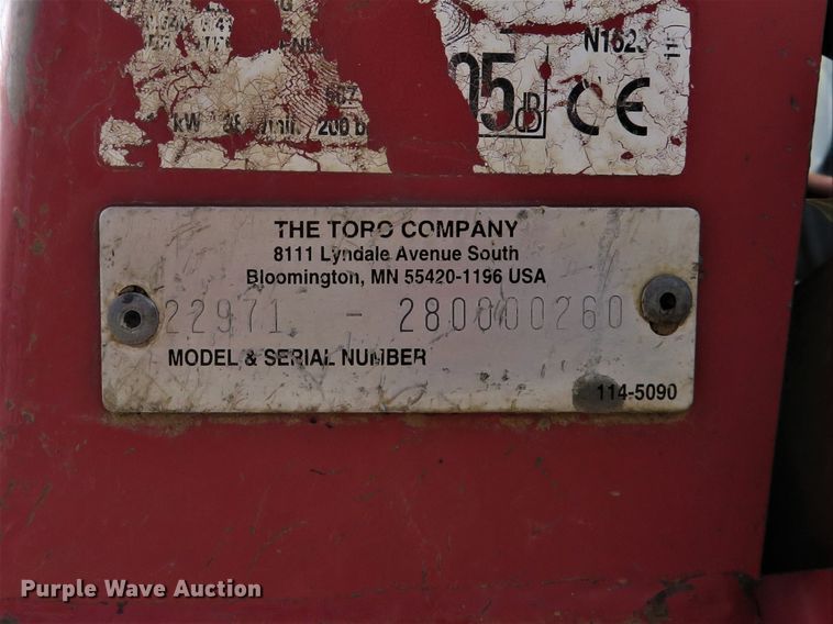 image for item DH1551 2008 Toro TRX-19 trencher