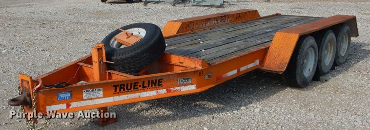 image for item DH6149 1994 True Line B183218P equipment trailer
