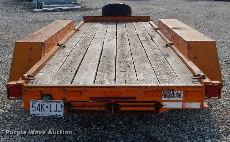 image for item DH6149 1994 True Line B183218P equipment trailer