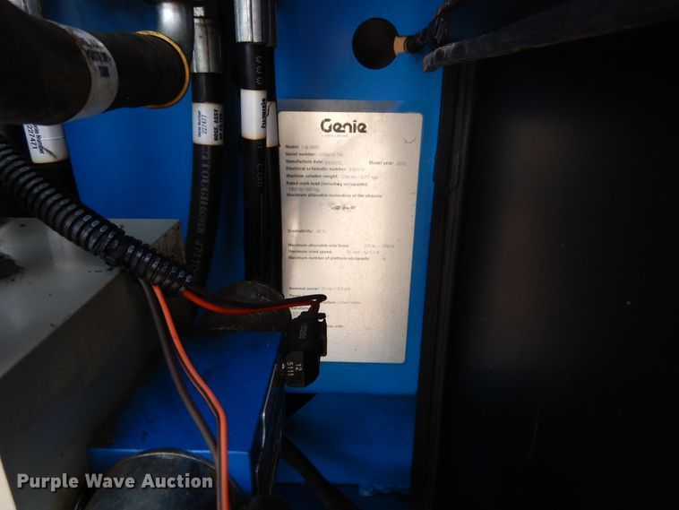 image for item EK9060 2012 Genie GS2669RT scissor lift