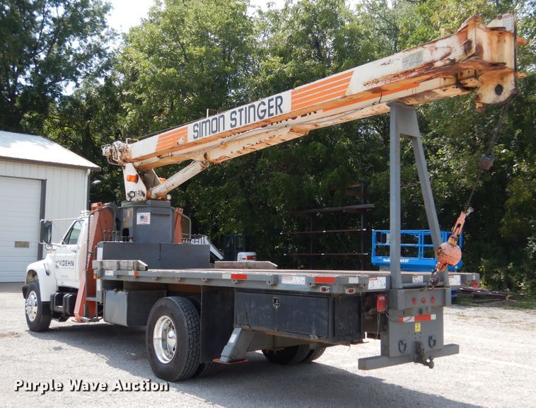 image for item EK9061 1995 Ford F800 crane truck