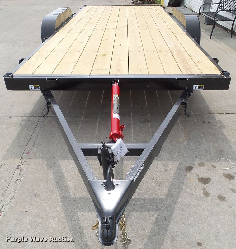 image for item EM9831 2020 Hull Porter TM182 tilt deck utility trailer