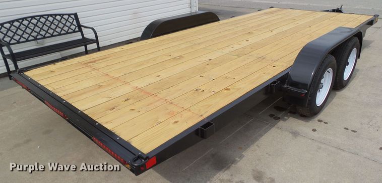 image for item EM9831 2020 Hull Porter TM182 tilt deck utility trailer