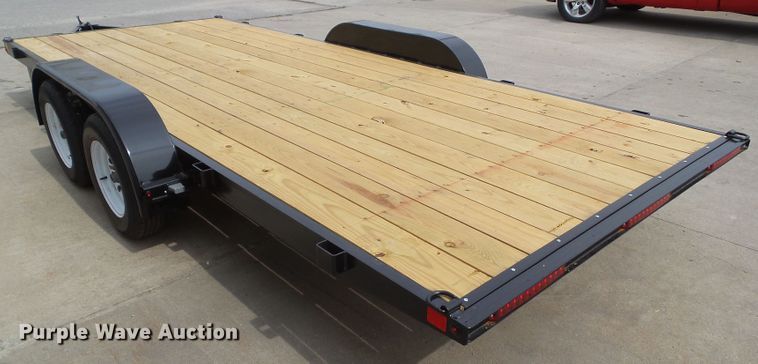 image for item EM9831 2020 Hull Porter TM182 tilt deck utility trailer