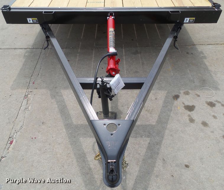 image for item EM9831 2020 Hull Porter TM182 tilt deck utility trailer