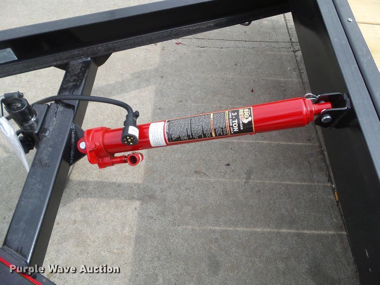 image for item EM9831 2020 Hull Porter TM182 tilt deck utility trailer