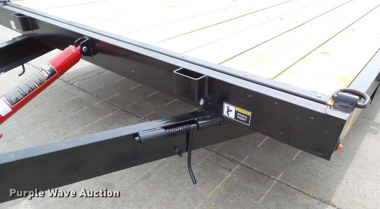 image for item EM9831 2020 Hull Porter TM182 tilt deck utility trailer