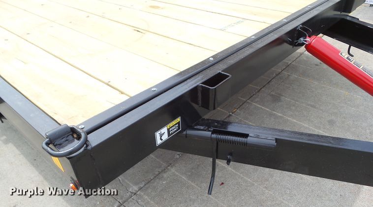 image for item EM9831 2020 Hull Porter TM182 tilt deck utility trailer