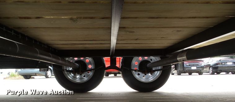 image for item EM9831 2020 Hull Porter TM182 tilt deck utility trailer